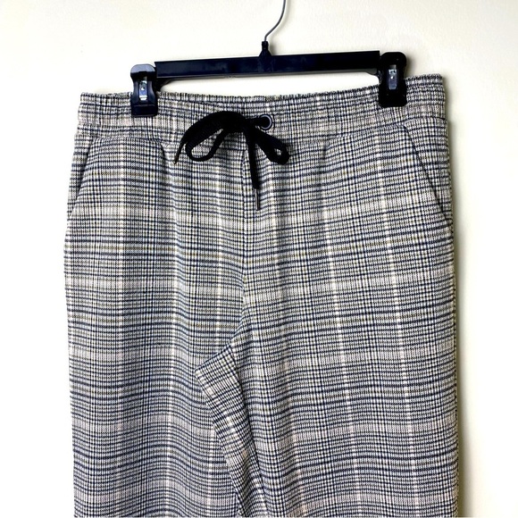Jules & Leopold Pants - JULES & LEOPOLD Houndstooth Pull On Wide Leg Capri Pants Women’s Sz Medium NWT